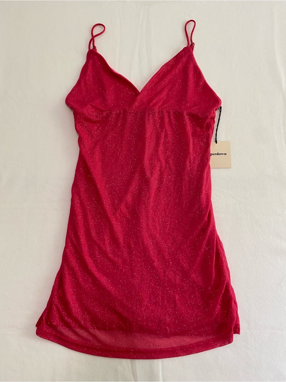 Sydney Sparkle Glitter Bodycon Mini Dress NWT